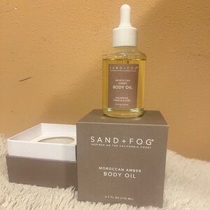 NEW Sand + Fog MOROCCAN AMBER Body Oil